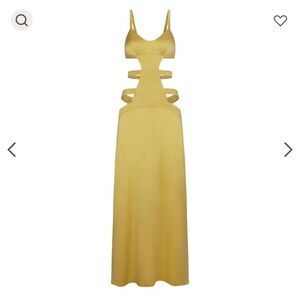 Skims M Strappy Long Dress in Topaz